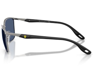 Óculos de Sol Ray Ban Ferrari Prata Azul RB3673M F12480-56
