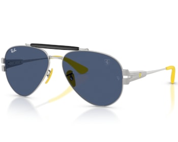 Óculos de Sol Ray Ban Ferrari Prata RB3762M F06480-58