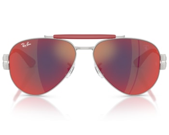 Óculos de Sol Ray Ban Ferrari Prata RB3762M F1256P-58