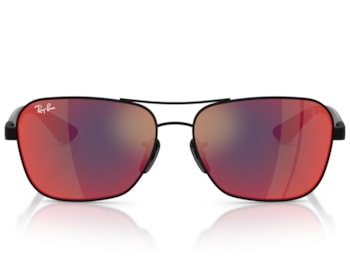 Óculos de Sol Ray Ban Ferrari Preto Fosco RB8336M F1186P-58