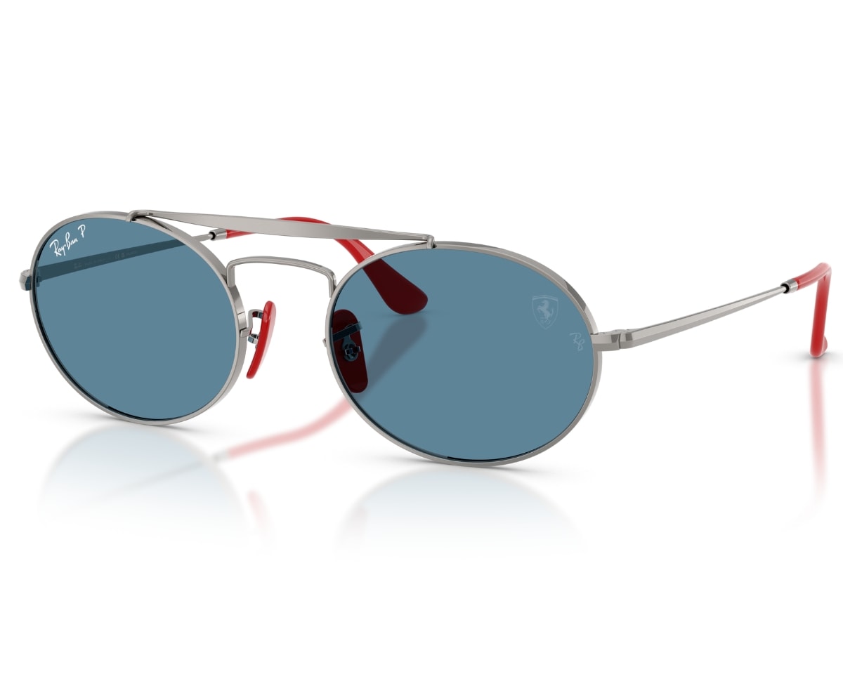 Óculos de Sol Ray Ban Ferrari Scuderia Chromance Polarizado RB3775M F001S2-54