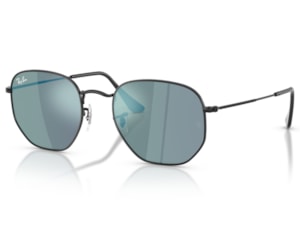Óculos de Sol Ray Ban Hexagonal Flat Preto RB3548N 0028O-54
