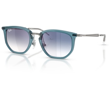 Óculos de Sol Ray Ban Infantil Azul Translúcido RJ9085S 7222U0-46