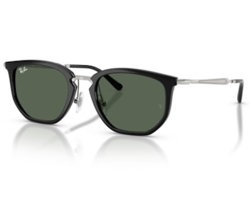 Óculos de Sol Ray Ban Infantil Preto Brilho RJ9085S 10071-46