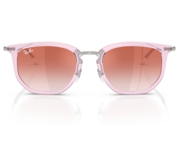 Óculos de Sol Ray Ban Infantil Rosa Translúcido RJ9085S 7221V0-46