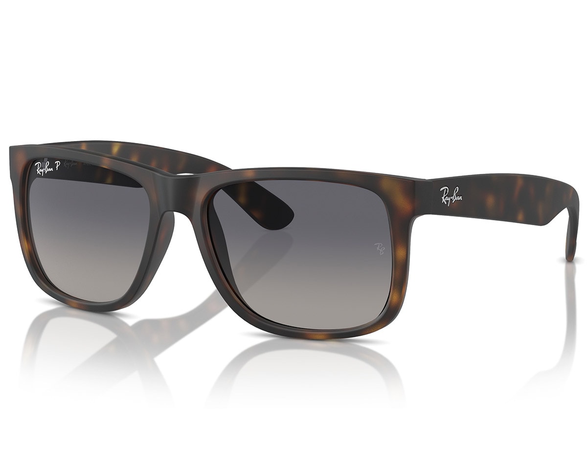 Óculos de Sol Ray Ban Justin Havana Polarizado RB4165 865/8S-55