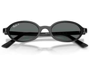  Óculos de Sol Ray Ban Khal Bio Based Preto Polarizado RB4472 667781-51