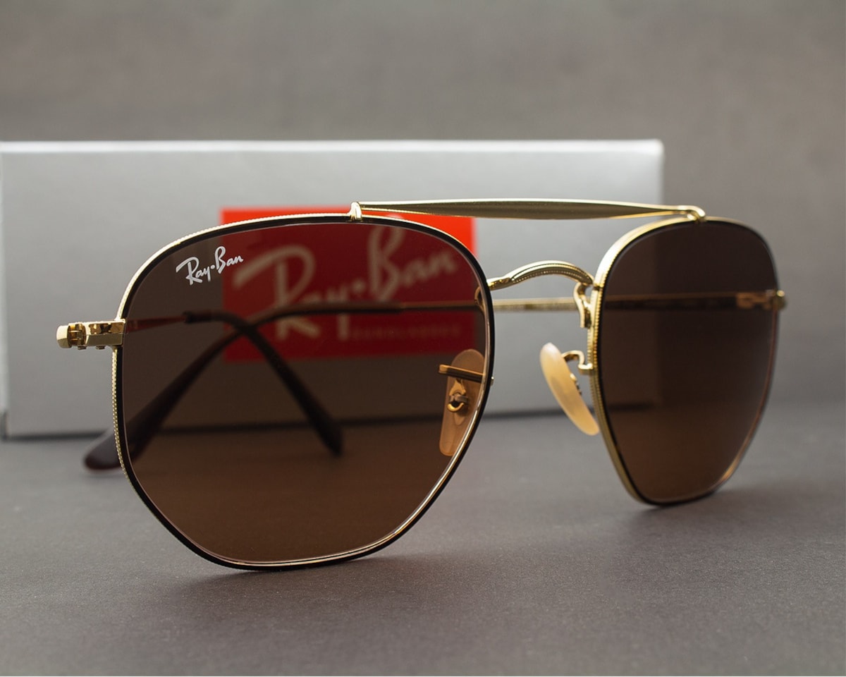 Óculos De Sol Ray Ban Marshall Rb3648 910443 54 Officina 7 8925