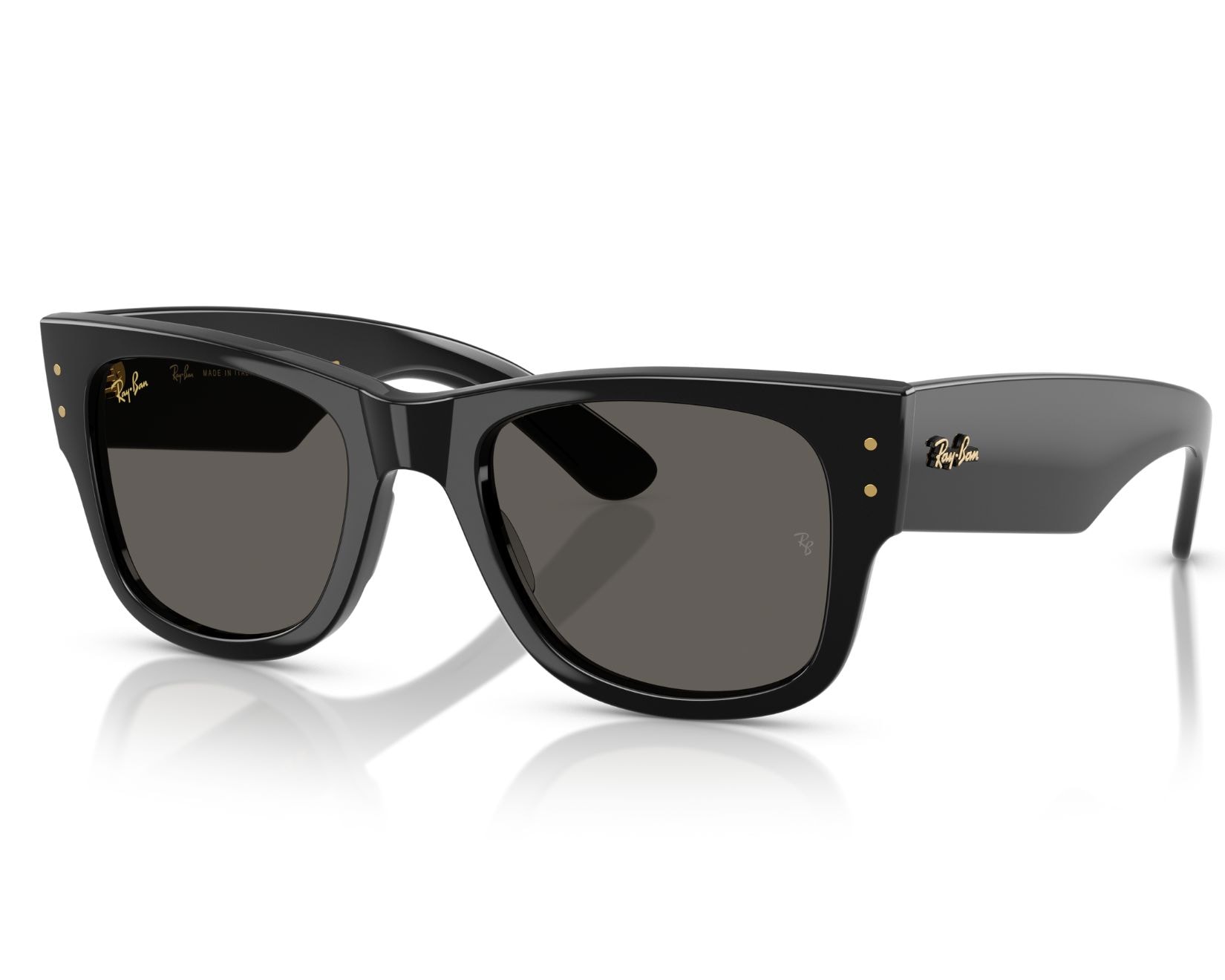 ★限定！RB0840SF-6826J5★A$AP Rocky × Ray-Ban Óculos de Sol Ray Ban Mega Wayfarer A$AP Rocky Blacked Out