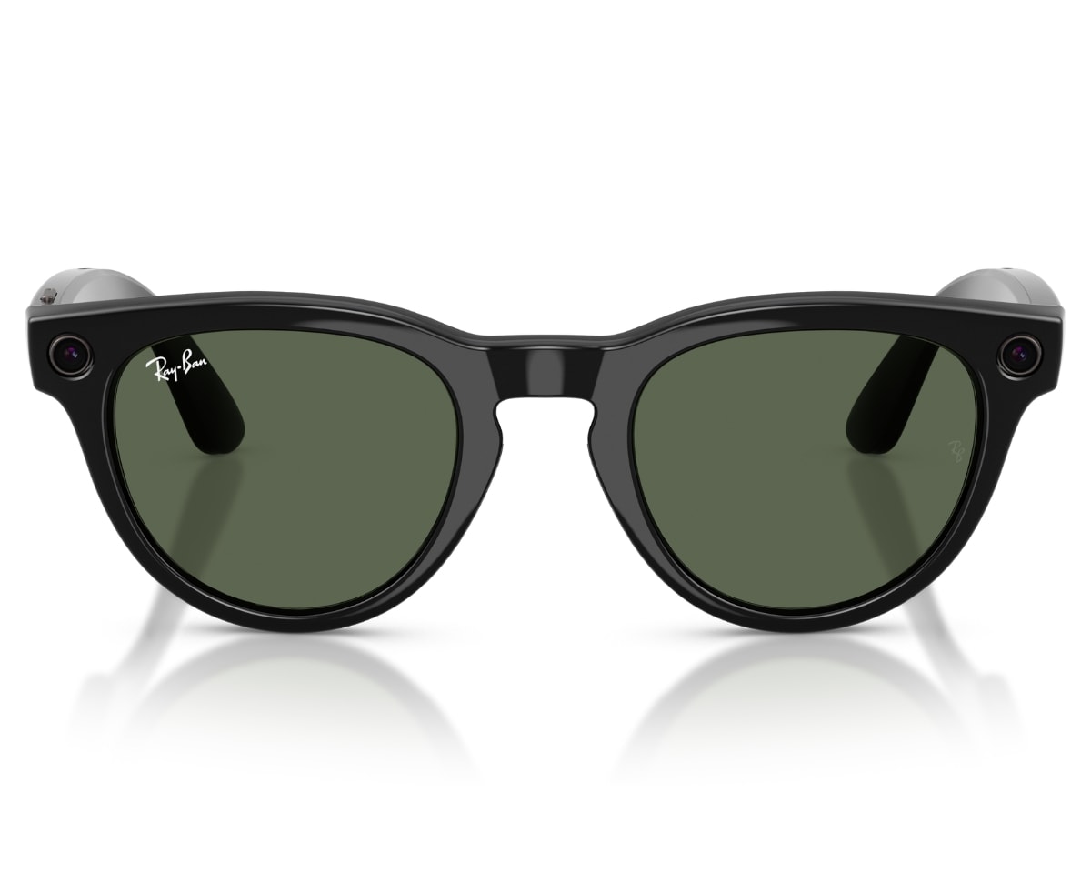 Óculos de Sol Ray Ban Meta Wearable Wayfarer G15 Green RW4012 601