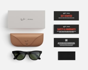 Óculos de Sol Ray Ban Meta Wearable Skyler Transitions Ametista RW4014 6011M-52