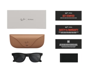 Óculos de Sol Ray Ban Meta Wearable Wayfarer G15 Green RW4012 601/71-50