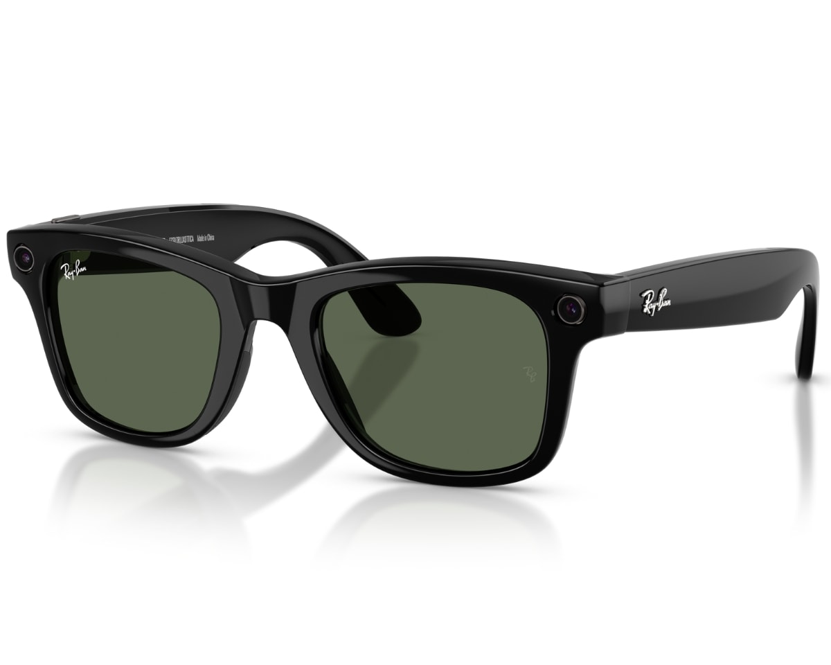 Óculos de Sol Ray Ban Meta Wearable Wayfarer G15 Green RW4012 601/71-50
