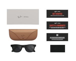 Óculos de Sol Ray Ban Meta Wearable Wayfarer Polarized RW4012 601ST3-53