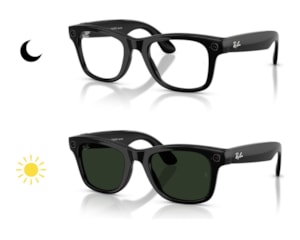 Óculos de Sol Ray Ban Meta Wearable Wayfarer Transitions RW4012 601/1M-53