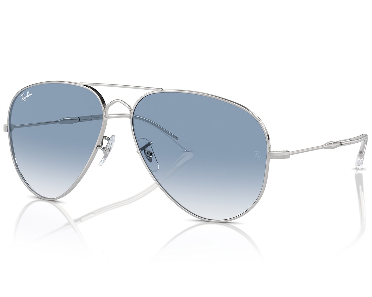 Óculos de Sol Ray Ban Old Aviador Silver Blue RB3825 003/3F-58