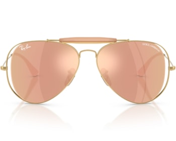Óculos de Sol Ray Ban Outdoorsman By Dolce & Gabbana Dourado RB3029M 0017J-58