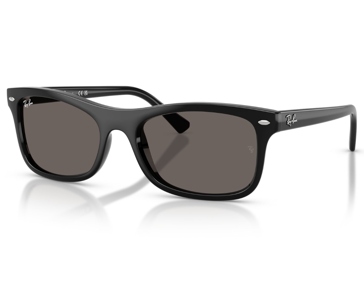 Óculos de Sol Ray Ban Preto Brilho Cinza RB2226 901B1-54
