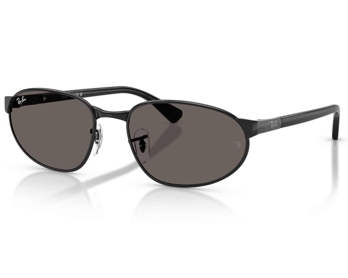 Óculos de Sol Ray Ban Preto Brilho RB3777 002B1-56