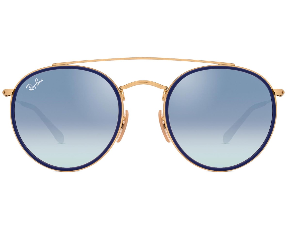 Óculos de Sol Ray Ban Round Double Bridge RB3647N 90683F-51 Officina
