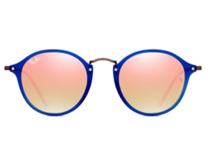 Óculos de Sol Ray Ban Round Flat Lenses RB2447N 6254/7O-49