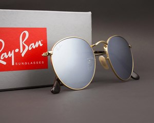 Óculos de Sol Ray Ban Round Flat Lenses RB3447N 001/30-50