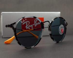 Óculos de Sol Ray Ban Round Fleck Pop Polarizado RB2447-124652-52