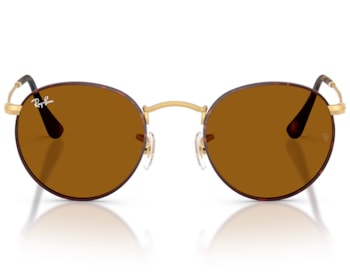 Óculos de Sol Ray Ban Round Metal Havana RB3447 927533-53