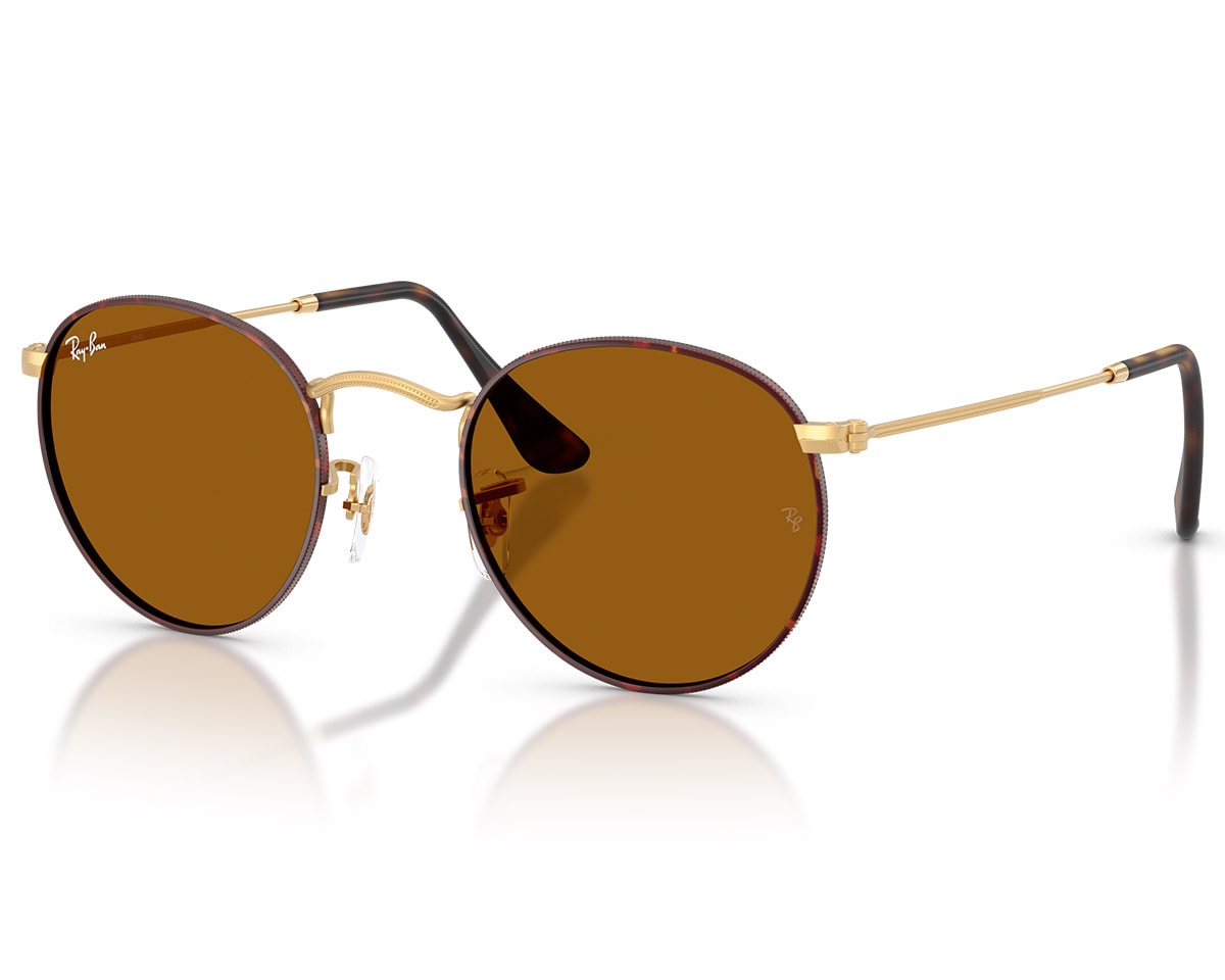 Óculos de Sol Ray Ban Round Metal Havana RB3447 927533-53 - Officina 7