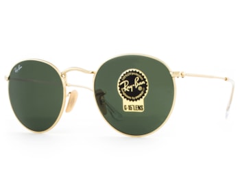 Óculos de Sol Ray Ban Round Metal RB3447L 001-53