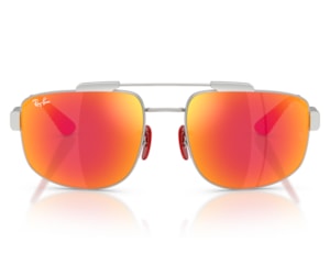 Óculos de Sol Ray Ban Scuderia Ferrari Prata RB3789M F0071D-58