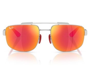 Óculos de Sol Ray Ban Scuderia Ferrari Prata RB3789M F0071D-58