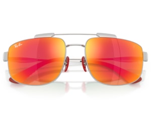 Óculos de Sol Ray Ban Scuderia Ferrari Prata RB3789M F0071D-58