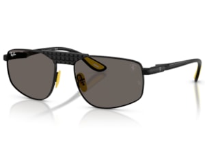 Óculos de Sol Ray Ban Scuderia Ferrari Preto Fosco RB3776M F128B1-58