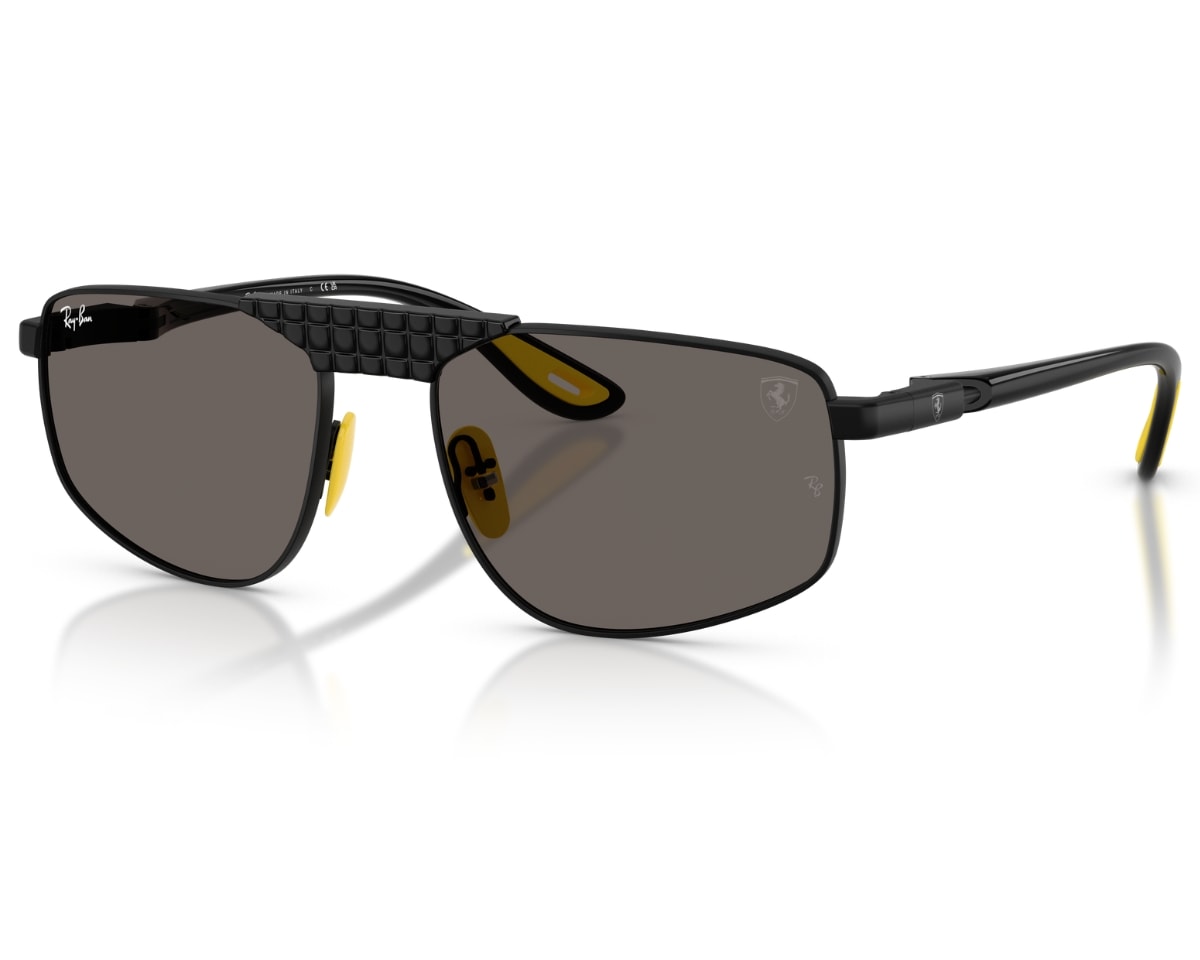Óculos de Sol Ray Ban Scuderia Ferrari Preto Fosco RB3776M F128B1-58