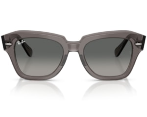 Óculos de Sol Ray Ban State Street Cinza Translúcido RB2186 136971-49