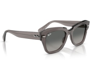 Óculos de Sol Ray Ban State Street Cinza Translúcido RB2186 136971-49