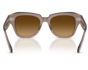 Óculos de Sol Ray Ban State Street Marrom Translúcido RB2186 682785-49
