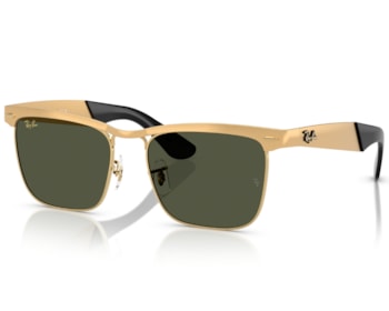 Óculos de Sol Ray Ban Wayfarer Deluxe Dourado RB3875 927633-56