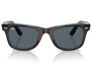 Óculos de Sol Ray Ban Wayfarer Marrom Translúcido RB2140 1446R5-50
