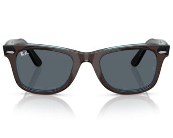 Óculos de Sol Ray Ban Wayfarer Marrom Translúcido RB2140 1446R5-50
