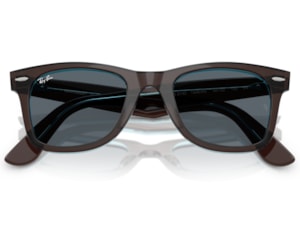 Óculos de Sol Ray Ban Wayfarer Marrom Translúcido RB2140 1446R5-50