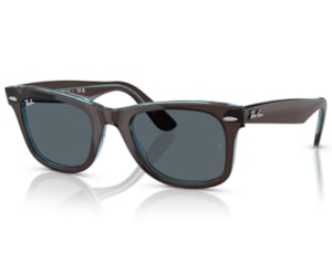 Óculos de Sol Ray Ban Wayfarer Marrom Translúcido RB2140 1446R5-50