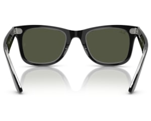 Óculos de Sol Ray Ban Wayfarer Preto Translúcido RB2140 129431-50