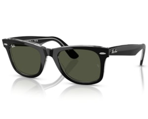 Óculos de Sol Ray Ban Wayfarer Preto Translúcido RB2140 129431-50