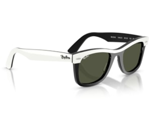 Óculos de Sol Ray Ban Wayfarer Street Neat Branco Preto RB2240 144431-50