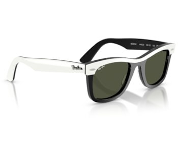 Óculos de Sol Ray Ban Wayfarer Street Neat Branco Preto RB2240 144431-50