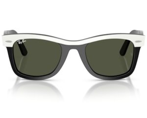 Óculos de Sol Ray Ban Wayfarer Street Neat Branco Preto RB2240 144431-50
