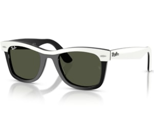 Óculos de Sol Ray Ban Wayfarer Street Neat Branco Preto RB2240 144431-50
