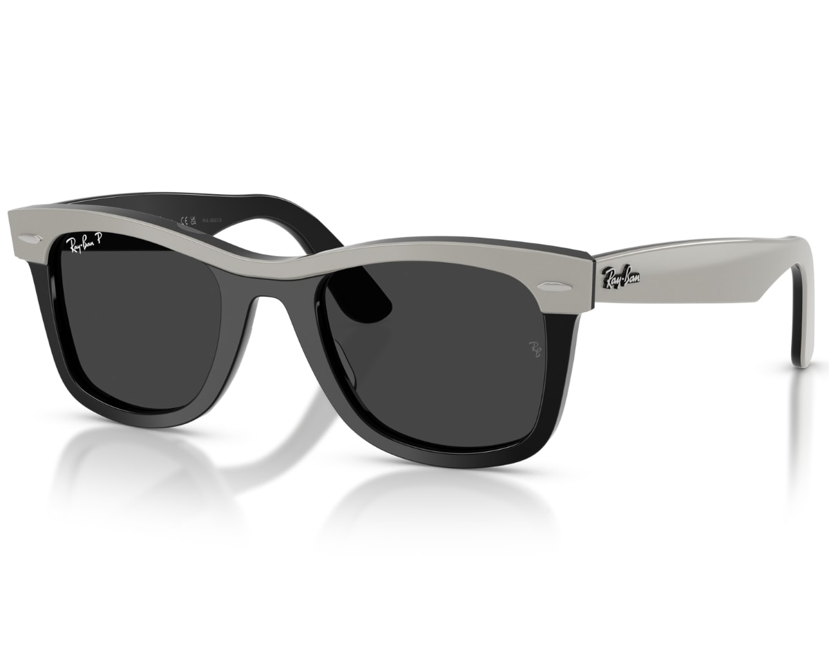 Óculos de Sol Ray Ban Wayfarer Street Neat Preto Polarizado RB2240 144248-50